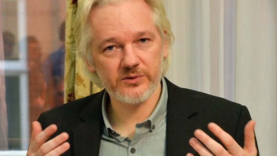 Julian Assange. Foto: AFP.