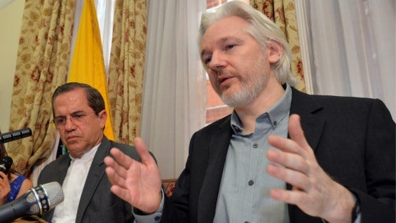 Julian Assange. Foto: AFP