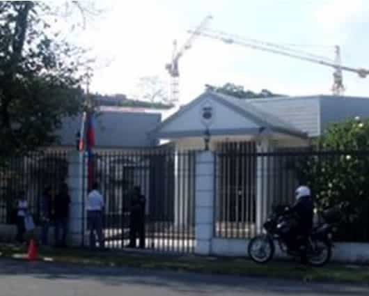 Embajada de Colombia en San José. Foto: Cancillería