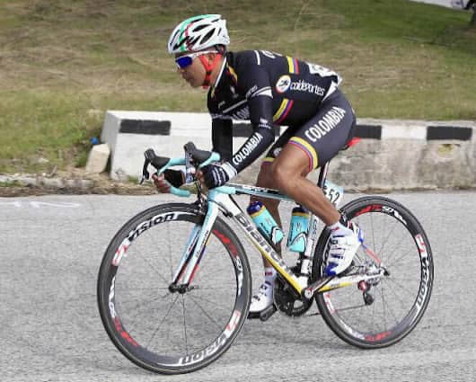 Darwin Atapuma, ciclista colombiano. Foto: FCC