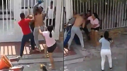 FOTO: Atacan funcionarios de Electricaribe