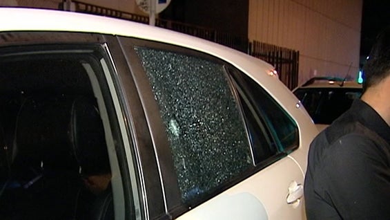 Los vehículos de Uber han resultado afectados por los ataques. Foto: Noticias RCN.