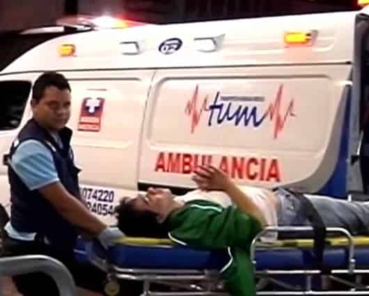 Los heridos fueron trasladados a centros médicos cercanos. Foto: RCN.