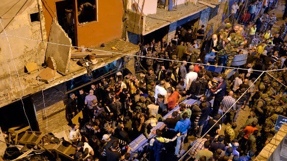 Según la Cruz Roja, el ataque causó 181 heridos. Foto: EFE.