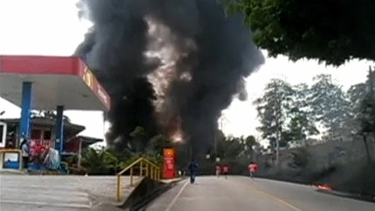 Dos viviendas resultaron con graves daños. Foto: NoticiasRCN.com