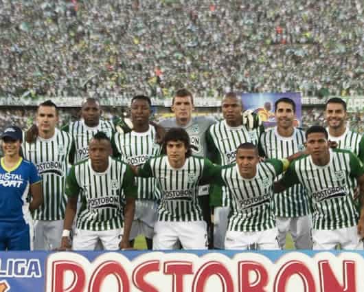 Atlético Nacional, actual campeón de la Liga colombiana. Foto: AFP