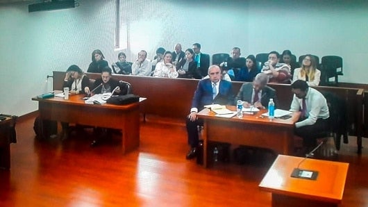 La audiencia de los hermanos Uribe Noguera.