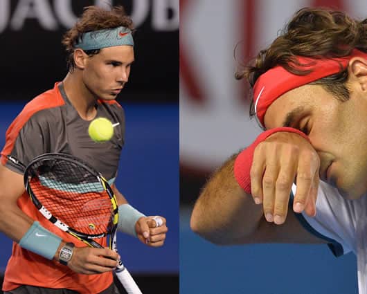 El clima ha perjudicado a los tenistas en el Abierto de Australia. Foto: AFP