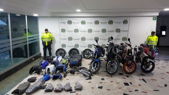 El deshuesadero funcionaba en una casa del sector María Paz de Bogotá. Foto:Policía Metropolitana de Bogotá.