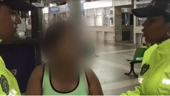 Alias Yarley fue capturada en la terminal de transportes de Cartagena. Foto:NoticiasRCN.com
