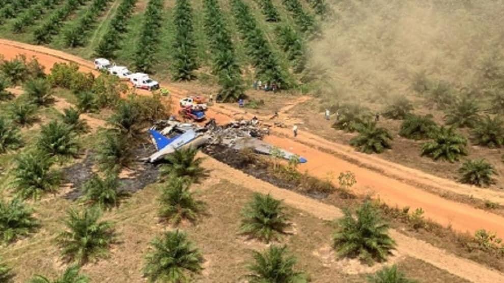 FOTO: Avión accidentado. NoticiasRCN.com