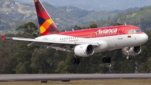 En la tarde el avión despegará desde San Juan hacia Bogotá.