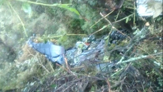 La Policía y el Ejército encontraron múltiples dificultades para ubicar el punto donde se averió avioneta. Foto: AFP.