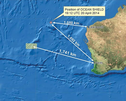 Los restos los habían relacionado con el avión desaparecido hace más de seis semanas. Foto: EFE