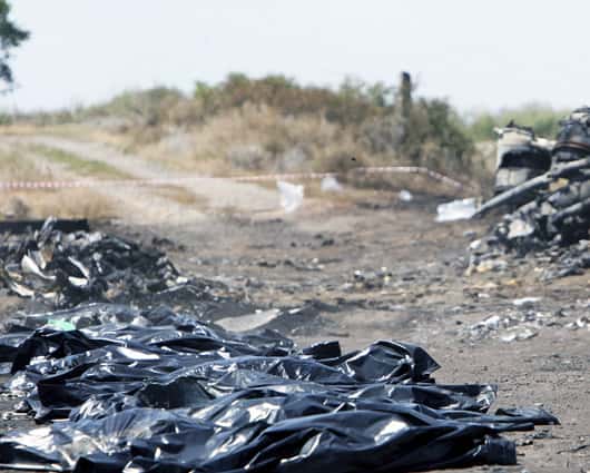 Un importante número de cuerpos fue trasladado a Holanda. Foto: EFE