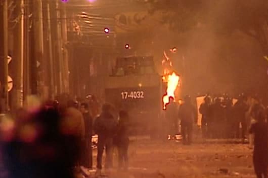 El Alcalde aseguró que las protestas del jueves estuvieron infiltradas por estos grupos.