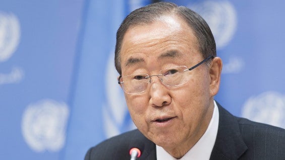 Ban Ki-moon, secretario general de la ONU. Foto: EFE.