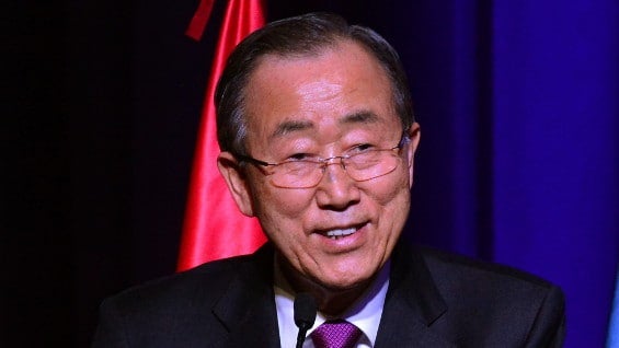 Ban Ki-moon, secretario general de la ONU. Foto: EFE.