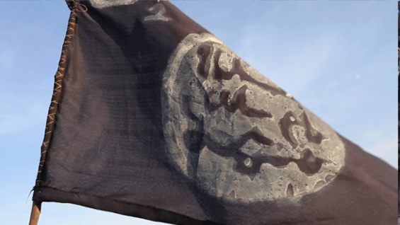 Bandera Boko Haram. Foto. AFP