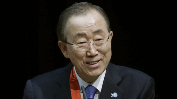 El portavoz Stéphane Dujarric aseguró que el secretario general de la ONU, Ban Ki-moon reiteró su compromiso con el proceso de paz. Foto: EFE.