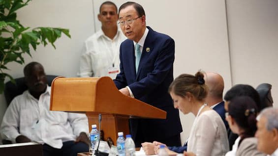 El secretario general de la ONU, Ban Ki-moon. Foto: EFE