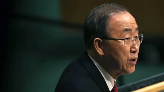 Ban Ki-moon, secretario general de la ONU. Foto: AFP