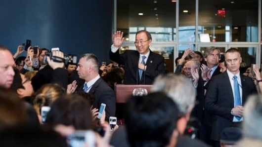 Ban Ki-moon, secretario general de la ONU. Foto: AFP