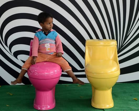 Los sanitarios limpios pueden salvar la vida de más de 200.000 niños al año.Foto: AFP