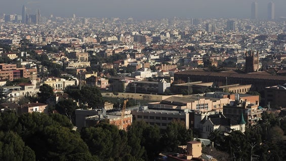 Barcelona, capital de Cataluña. Foto: AFP
