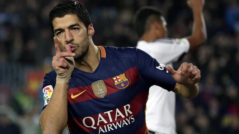 Luis Suárez, futbolista del Barcelona. Foto: EFE.