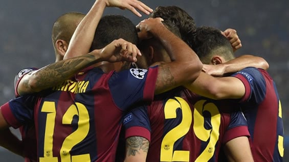 Barcelona venció al Ajax por 3 - 1. Foto: AFP