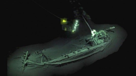 Hallaron un barco mercante naufragado hace más de 2.400 años. Foto: EFE/ Proyecto De Arqueología Marítima Del mar Negro.