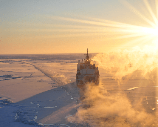Las personas abordo se encuentran en buen estado. Foto: AFP