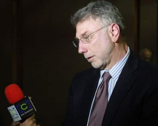 El director del Washington Post, Martin Baron. Foto: Ximena Arias.