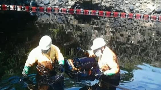 Unos 350 operarios de Ecopetrol seguirán trabajando en la desembocadura del río Mira. Foto: RCN.