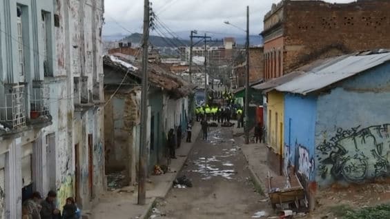 Barrio San Bernardo, centro de Bogotá. Foto Archivo NoticiasRCN.com