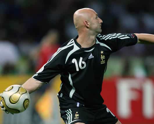 El ex arquero fue campeón del Mundo con Francia en 1998. Foto: AFP