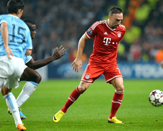 Ribery está nomidado al Balón de Oro 2013. Foto: AFP