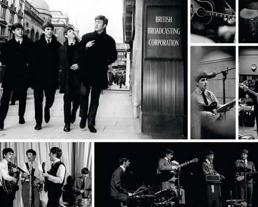Póster oficial de The Beatles en la BBC Radio. Foto: Oficial Beatles Store