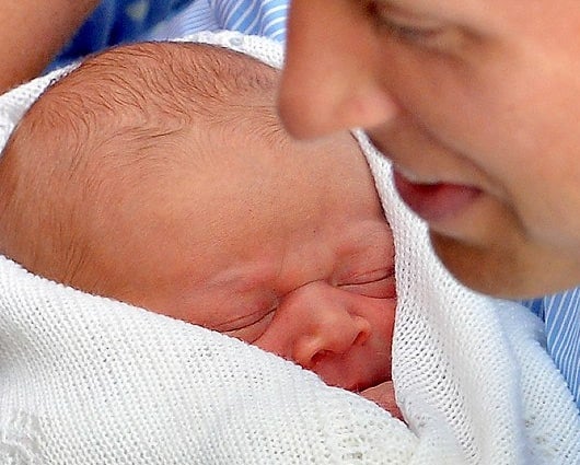 Su Alteza Real Príncipe Jorge de Cambridge. Foto: AFP