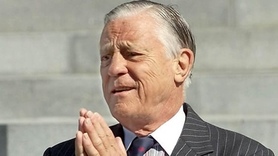 Ben Bradlee, exeditor del Washington Post. Foto: AFP