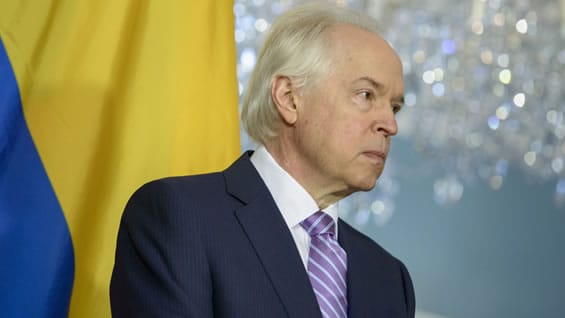 Bernard Aronson, enviado especial de EE.UU. a los diálogos de paz en Colombia. Foto: AFP