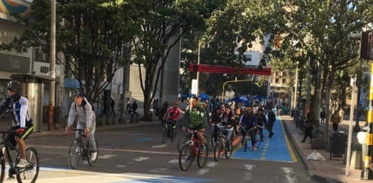 Más de 300.000 usuarios se movilizan en bicicletas. Foto. AFP