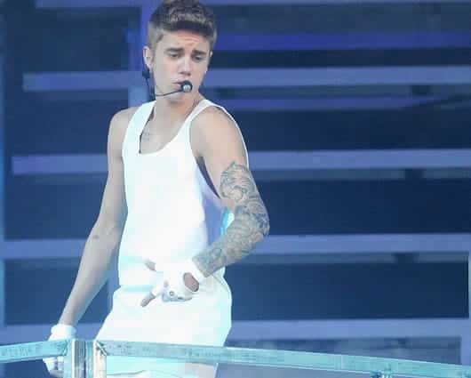 Justin Bieber, cantante canadiense. Foto: AFP