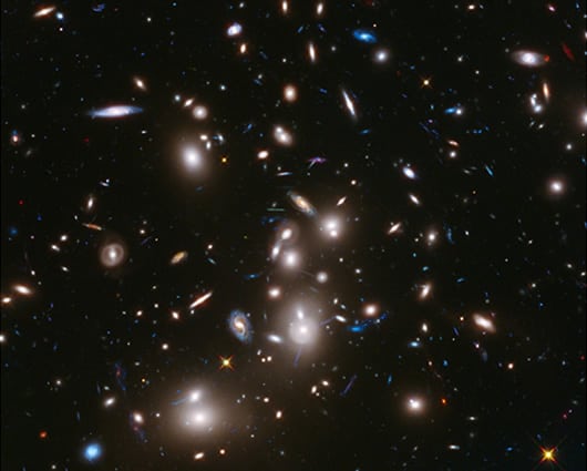 La teoría de la inflación cósmica dice que el universo se expandió por 100 trillones de billones de veces, en menos de un abrir y cerrar de ojos. Foto: Nasa