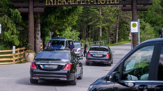 140 participantes se congregan en un hotel de lujo en Austria. Foto: AFP.