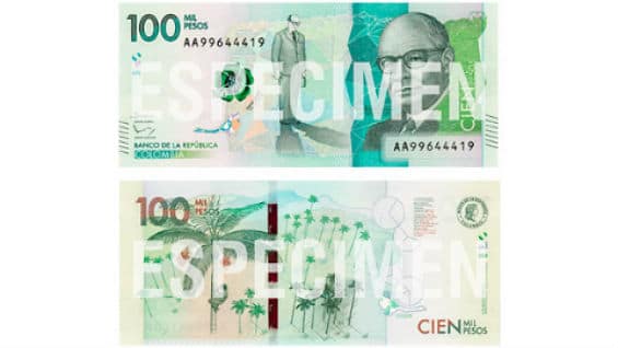El emisor anunció que desde este jueves comenzarán a circular 50 millones de ejemplares de este nuevo billete. Foto Banco de la República