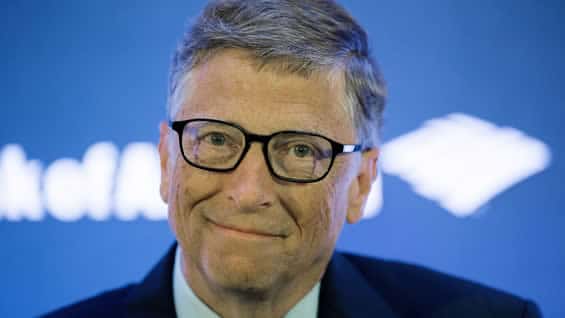 El filántropo estadounidense Bill Gates. Foto: AFP.