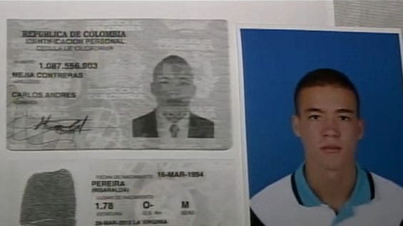 El cuerpo de Carlos Andrés Mejía Contreras fue identificado en Veracruz. Foto: NoticiasRCN