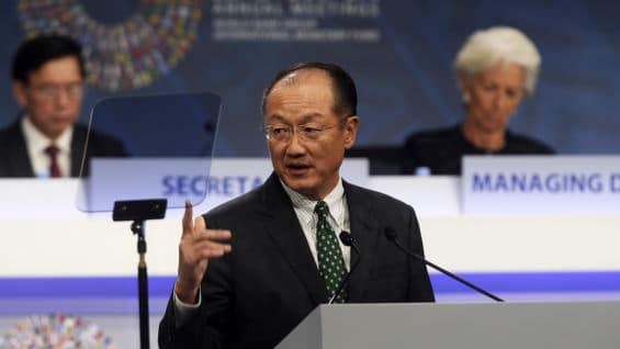 El presidente del Banco Mundial, Jim Yong Kim. Foto: AFP